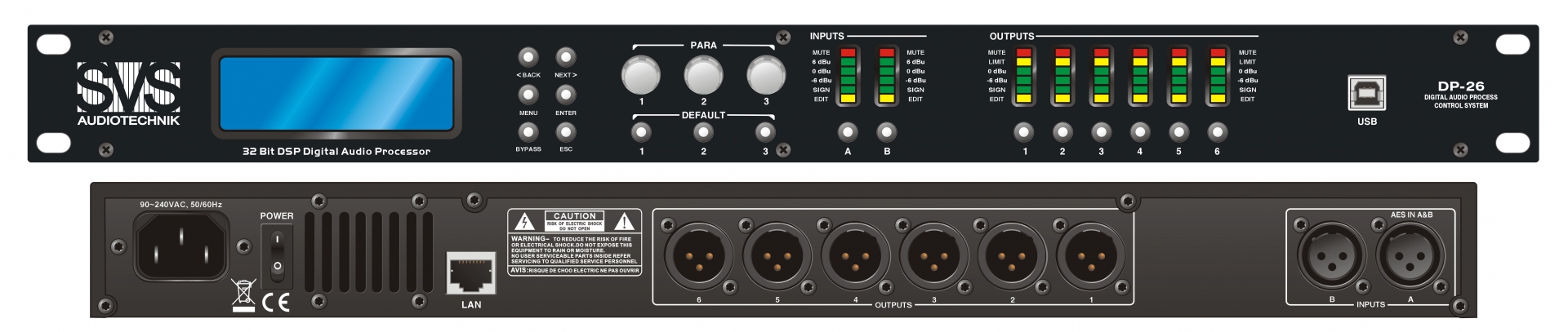 SVS Audiotechnik DP-26 Цифровой процессор: 2 входа 6 выходов в Гусь-Хрустальном