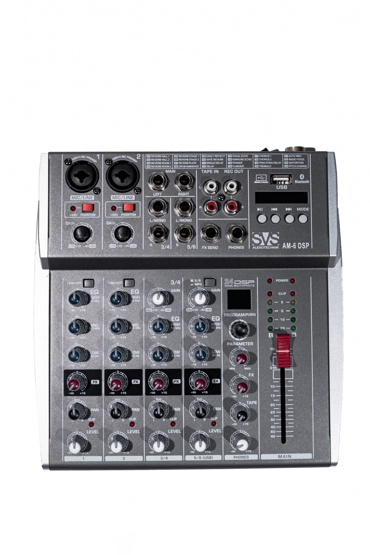 SVS Audiotechnik mixers AM-6 DSP Микшерный пульт аналоговый, 6-канальный SVS Audiotechnik mixers в Гусь-Хрустальном